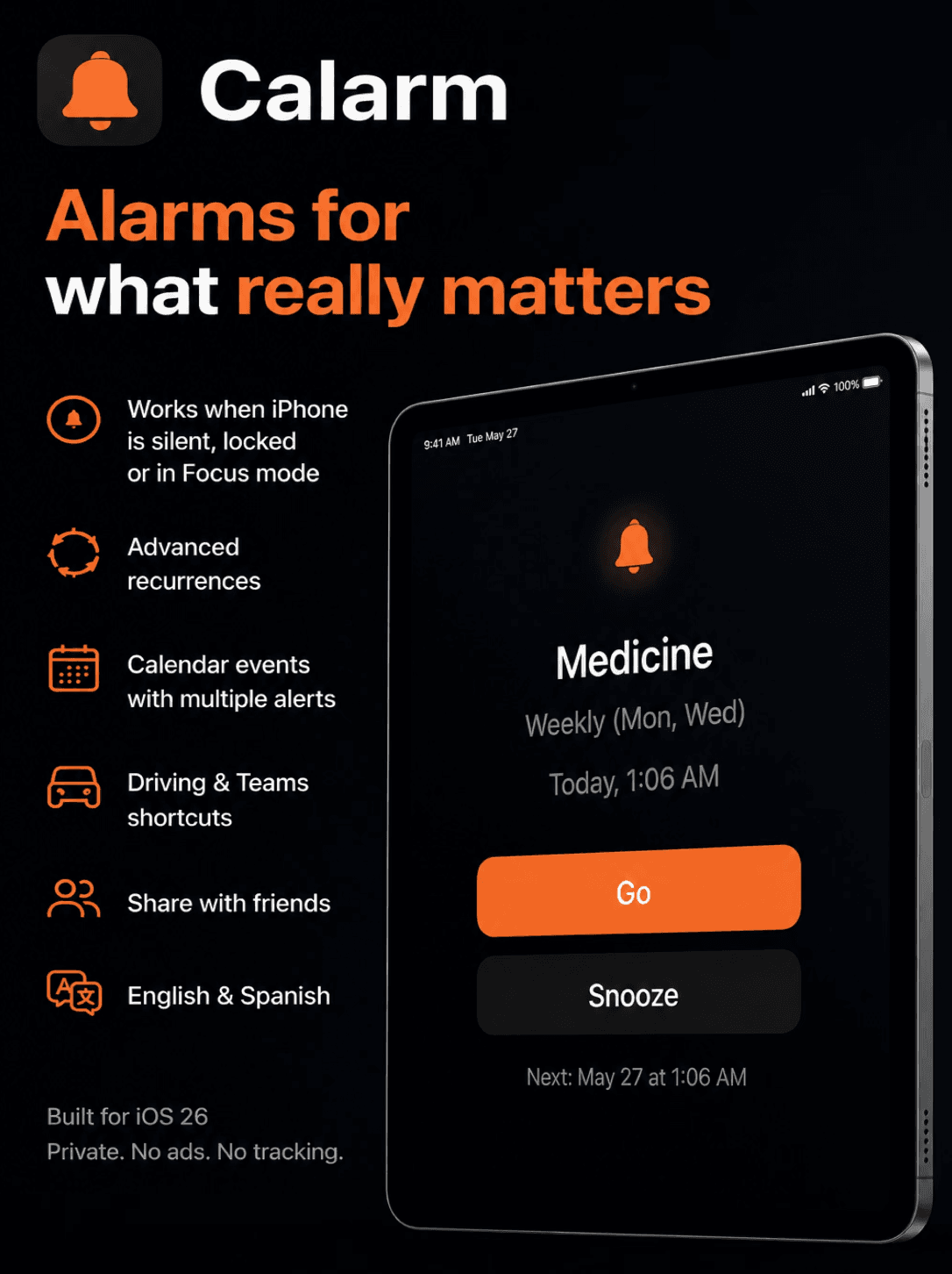 Calarm: Smart Alarms