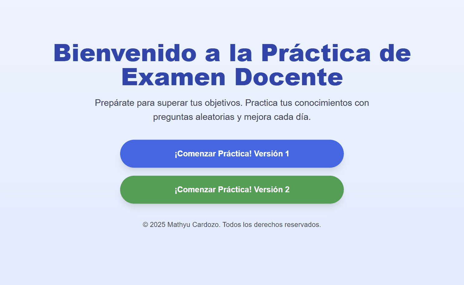 Examen docente